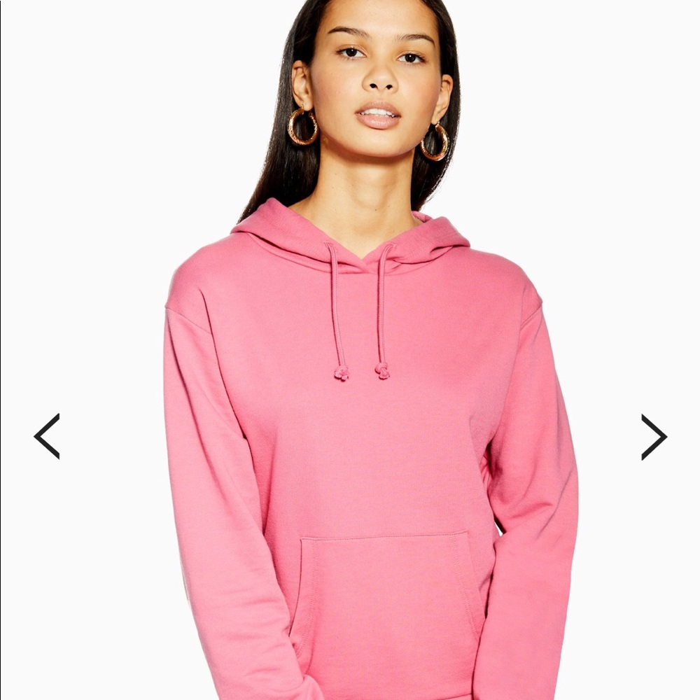 Top shop pink hoodie